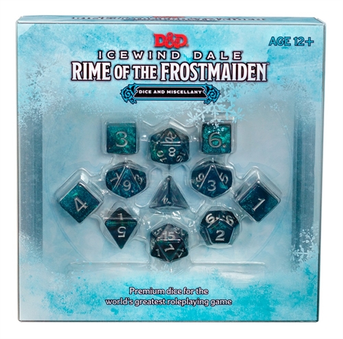 DnD 5e - Icewind Dale Rime of the Frostmaiden Dice Set - Rollespilsterninger